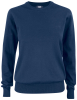Cutter & Buck Oakville Crewneck Ladies Tummansininen