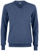 Cutter & Buck Oakville V-neck Dames Meleerattu Tummansininen