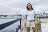 Cutter & Buck Oceanside Stretch Polo Ladies Valkoinen