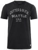 Cutter & Buck Pacific City Tee Black Print