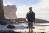 Cutter & Buck Pemberton Half Zip Men Tummansininen