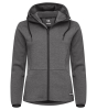 Cutter & Buck Pemberton Hood Fz Ladies Meleerattu Antrasiitti