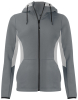 Cutter & Buck Pemberton Hood Fz Ladies Pistoolinharmaa
