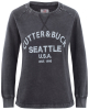Cutter & Buck Thorp Denim Crew Ladies Denim Musta Printti