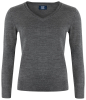 Cutter & Buck Vernon V-neck Ladies Meleerattu Antrasiitti
