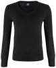 Cutter & Buck Vernon V-neck Ladies Musta