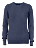 Cutterandbuck Blakely Knitted Sweater Ladies' Meleerattu Navy