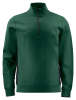 Projob 2128 Half-zip Collegepaita Tummanvihreä
