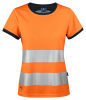 Projob 6012 Naisten T-paita En Iso 20471 Luokka 2 Oranssi / Musta