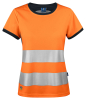 Projob 6012 Naisten T-paita En Iso 20471 Luokka 2 Oranssi/musta