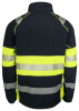 Projob 6443 Softshell-takki En Iso 20471 Luokka 1 Kelta / Musta