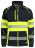 Projob 6443 Softshell-takki En Iso 20471 Luokka 1 Kelta / Musta
