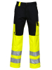 Projob 6501 Housut En Iso 20471 Luokka 2 Keltainen / Musta