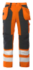 Projob 6506 Housut En Iso 20471 Luokka 2 Oranssi / Musta