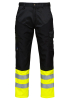 Projob 6507 Housut En Iso 20471 Luokka 1 Keltainen / Musta