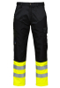 Projob 6507 Housut En Iso 20471 Luokka 1 Keltainen/musta