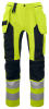Projob 6513 Stretch Huomiohousut En Iso 20471 Luokka 2/1 Keltainen / Musta