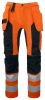 Projob 6513 Stretch Huomiohousut En Iso 20471 Luokka 2/1 Oranssi / Musta