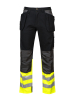 Projob 6522 Housut En Iso 20471 Luokka 1 Keltainen / Musta