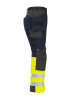 Projob 6522 Housut En Iso 20471 Luokka 1 Keltainen/tummansininen