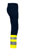 Projob 6523 Housut En Iso 20471 Luokka 1 Keltainen / Tummansininen