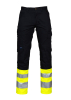 Projob 6523 Housut En Iso 20471 Luokka 1 Keltainen/musta