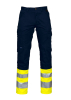 Projob 6523 Housut En Iso 20471 Luokka 1 Keltainen/tummansininen