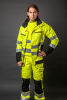 Projob 6531 Riipputaskuhousut En Iso 20471 Luokka 2 Keltainen / Sininen