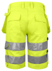 Projob 6535 Shortsit En Iso 20471 Luokka 2/1 Kelta / Musta