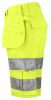 Projob 6535 Shortsit En Iso 20471 Luokka 2/1 Kelta / Musta