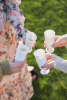 Sagaform Piknik Juni Lasi Korkea 4 Kpl, Valkoinen
