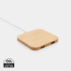 10w Bambuinen Langaton Laturi Usb:llä Ruskea