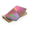 8000 Mah Varavirtalähde Bambusta Ruskea