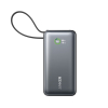 Anker Nano 30 W -varavirtalähde Usb-c-kaapelilla Musta