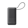 Anker Nano 30 W -varavirtalähde Usb-c-kaapelilla Musta