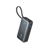 Anker Nano 30 W -varavirtalähde Usb-c-kaapelilla Musta