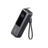 Anker-varavirtalähde 25 000 Mah, 165 W, Kelautuva Kaapeli Harmaa, Musta