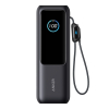Anker-varavirtalähde 25 000 Mah, 165 W, Kelautuva Kaapeli Harmaa, Musta