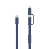 Arc Rcs 60w 120 Cm 2-in-1 Fast Charging Cable Sininen