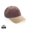 Beau Aware™ -puuvillatwill-lippalakki, 6-osainen, 270 G/m² Maroon