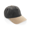 Beau Aware™ -puuvillatwill-lippalakki, 6-osainen, 270 G/m² Musta