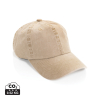 Beau Aware™ 6-osainen 270 G/m²:n Puuvillatwill-lippalakki Beige