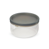 Black+blum Lasinen Lounaskulho 750ml Hopeanvärinen