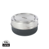 Black+blum Lasinen Lounaskulho 750ml Hopeanvärinen