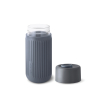 Black+blum Lasinen Matkakuppi 340 Ml Harmaa