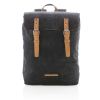 Canvas-laptopreppu – Pvc-vapaa Musta