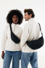 Crescent Xl Aware™ Rpet Puolikuun Muotoinen Crossbody-laukku Musta