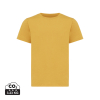 Iqoniq Koli Lasten T-paita Kierrätyspuuvillasta Ochre Yellow