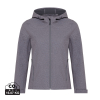 Iqoniq Makalu Naisten Softshell Takki R-polyesteristä Vulcano Heather Grey