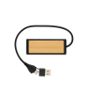 Link Rcs Kaksoistulo Usb-hub Kierrätysmuovia Ja Bambua Musta